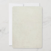 Beige + Weißer Blumengarten Osterbrunch Einladung (Rückseite)