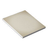 Beige White Polka Dot Simple Retro Notizblock (angewinkelt)