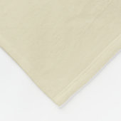 Beige White Sports Jersey Fleecedecke (Ecke)