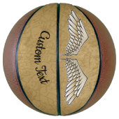 Beige Wings Basketball (Vertikal)