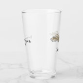 Beige Wings Glass Glas (Rechts)