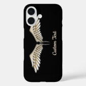 Beige Wings iPhone Case (Rückseite)