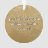 Beige Wings Ornament (Rückseite)