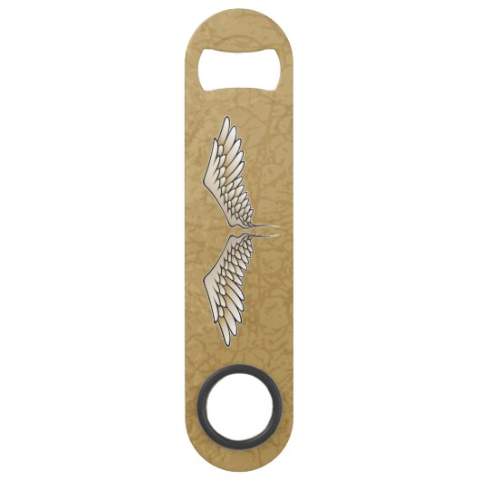 Beige Wings Speed Flaschenöffner (Vorderseite)
