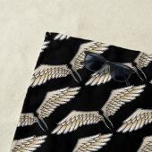 Beige Wings Strandtuch (Beispiel)