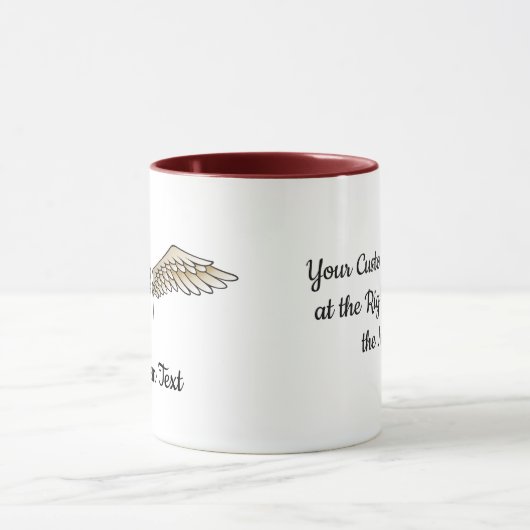 Beige Wings Tasse (Zentrum)