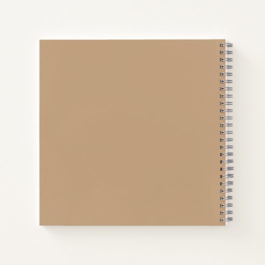 Beige wir entschieden uns für Forever Notebook Notizblock (Rückseite)