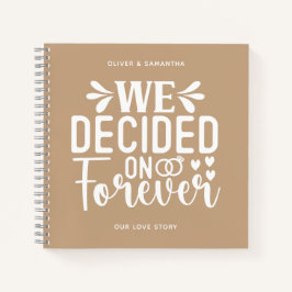 Beige wir entschieden uns für Forever Notebook Notizblock