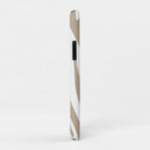 Beige-Zebra Case-Mate iPhone Hülle (Hinten/Rechts)