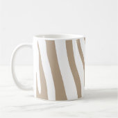 Beige-Zebra Kaffeetasse (Links)