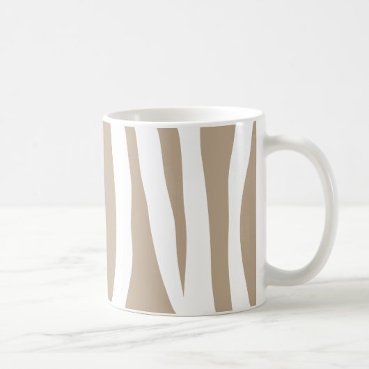 Beige-Zebra Kaffeetasse (Rechts)