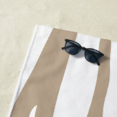 Beige-Zebra Strandtuch (Beispiel)