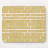 beige Ziegelsteinhintergrund Mousepad (Vorne)