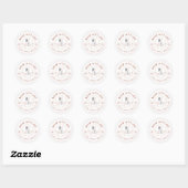 Beige Zuhause Bakery Business Sticker (Blatt)