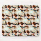 Beigefarbene Textur mit verbrannten und versunkene Mousepad (Vorne)