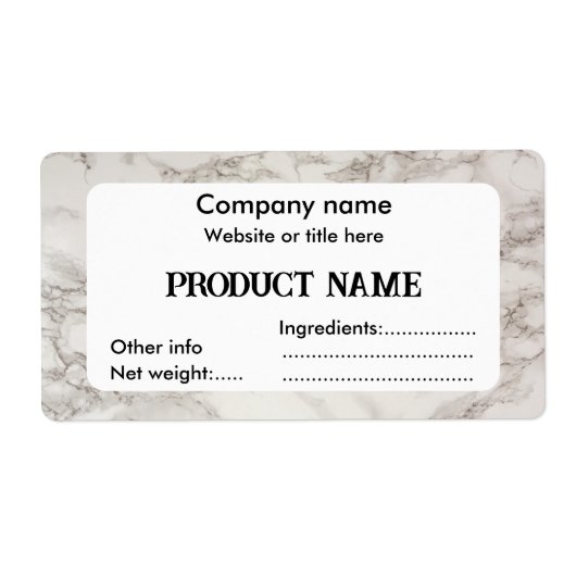 Beigefarbener Marmor (Vorne)