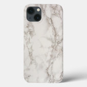 Beigefarbener Marmor Case-Mate iPhone Hülle (Rückseite)