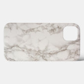 Beigefarbener Marmor Case-Mate iPhone Hülle (Rückseite (Horizontal))