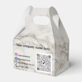 Beigefarbener Marmor Geschenkschachtel (Rückseite)