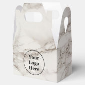 Beigefarbener Marmor Geschenkschachtel (Geöffnet)