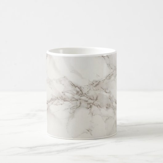 Beigefarbener Marmor Kaffeetasse (Mittel)