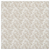 Beigefarbenes Spielzeug mit Rose und Krümmungszwei Stoff (Muster)