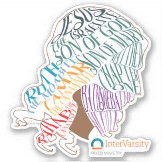 Beigemischt-Jesus-Aufkleber Aufkleber