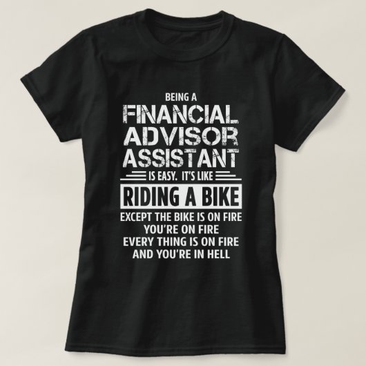 Beigeordneter Finanzberater T-Shirt (Design vorne)