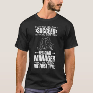 Beigeordneter Regionalmanager für die Leitung 2 T-Shirt