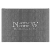 Beigeordnetes Glasschneiden-Brett Zuhause GPS Schneidebrett (Vorderseite)