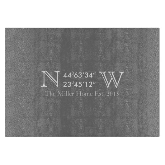 Beigeordnetes Glasschneiden-Brett Zuhause GPS Schneidebrett (Vorderseite)