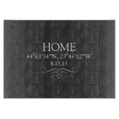 Beigeordnetes Glasschneiden-Brett ZUHAUSEGPS Schneidebrett (Vorderseite)