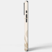 Beiger brauner ästhetischer floraler Linktree-Hint Case-Mate iPhone Hülle (Rückseite / Links)