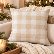 Beiger Büffel-Gingham
