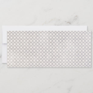 Beiger islamischer geometrischer Muster Feiertagskarte