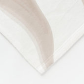 Beiger Marmor mit Glitzer Fleecedecke (Ecke)