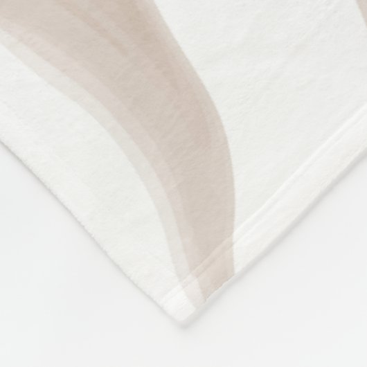 Beiger Marmor mit Glitzer Fleecedecke (Ecke)