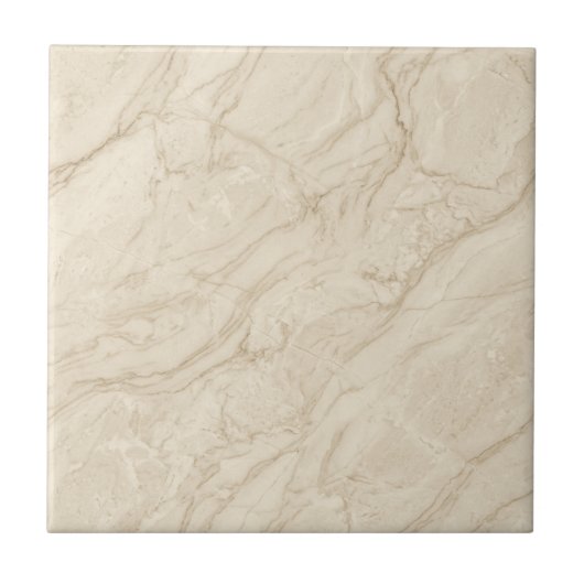 Beiger Marmor Neutral Eleganter zeitgenössischer S Fliese (Vorderseite)