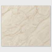Beiger Marmor Subtile Elegante Moderne Optik Geschenkpapier (Flach)
