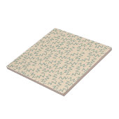 Beiges Blaues Zick-Zack-Muster Fliese (Seite)