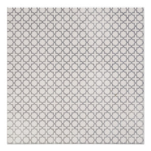 Beiges islamisches geometrisches Muster Poster