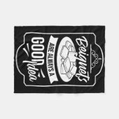 Beignet New Orleans French Quarter Fleecedecke (Vorderseite (Horizontal))