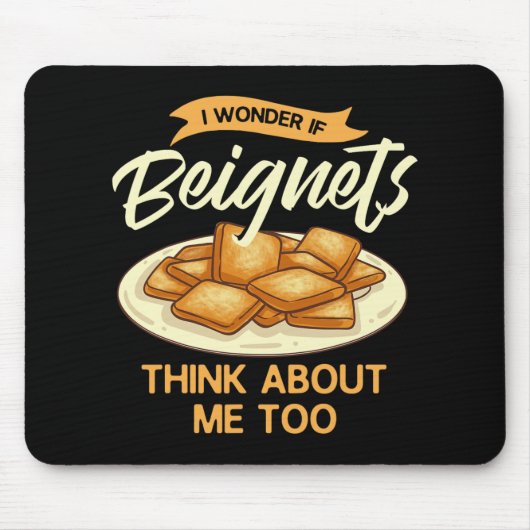 Beignet New Orleans French Quarter Mousepad (Vorne)