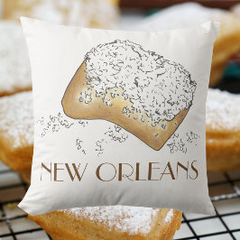 Beignet Pastry Louisiana LA New Orleans NOLA Food Kissen