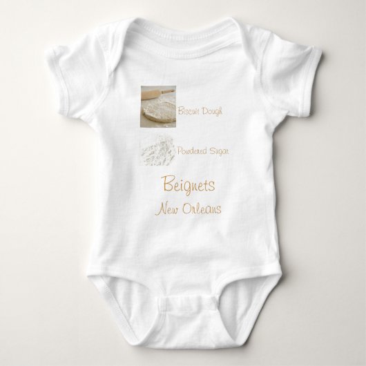 BEIGNETS BABY STRAMPLER (Vorderseite)