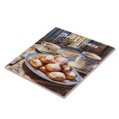 Beignets New Orleans Gebäck Süße Küche Fliese (Seite)