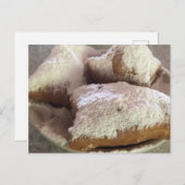 Beignets (New Orleans, LA) Postkarte (Vorne/Hinten)
