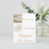 BEIGNETS POSTKARTE (Stehend Vorderseite)