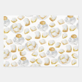 Beignets und Kaffeepapier Geschenkpapier Set (Vorderseite 2)