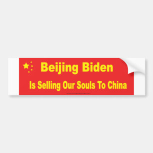 Beijing Biden Autoaufkleber
